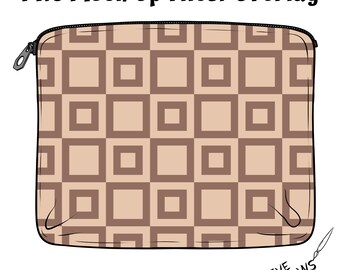 Laptop Sleeve Mock Up, Digital Mockup Overlay PNG File Digital