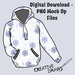 Hoodie Mock Up, Winter Mockup Overlay PNG Files for Personal and Commercial use