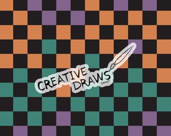 Fun Halloween Checker Seamless Pattern, Seamless File Digital Download