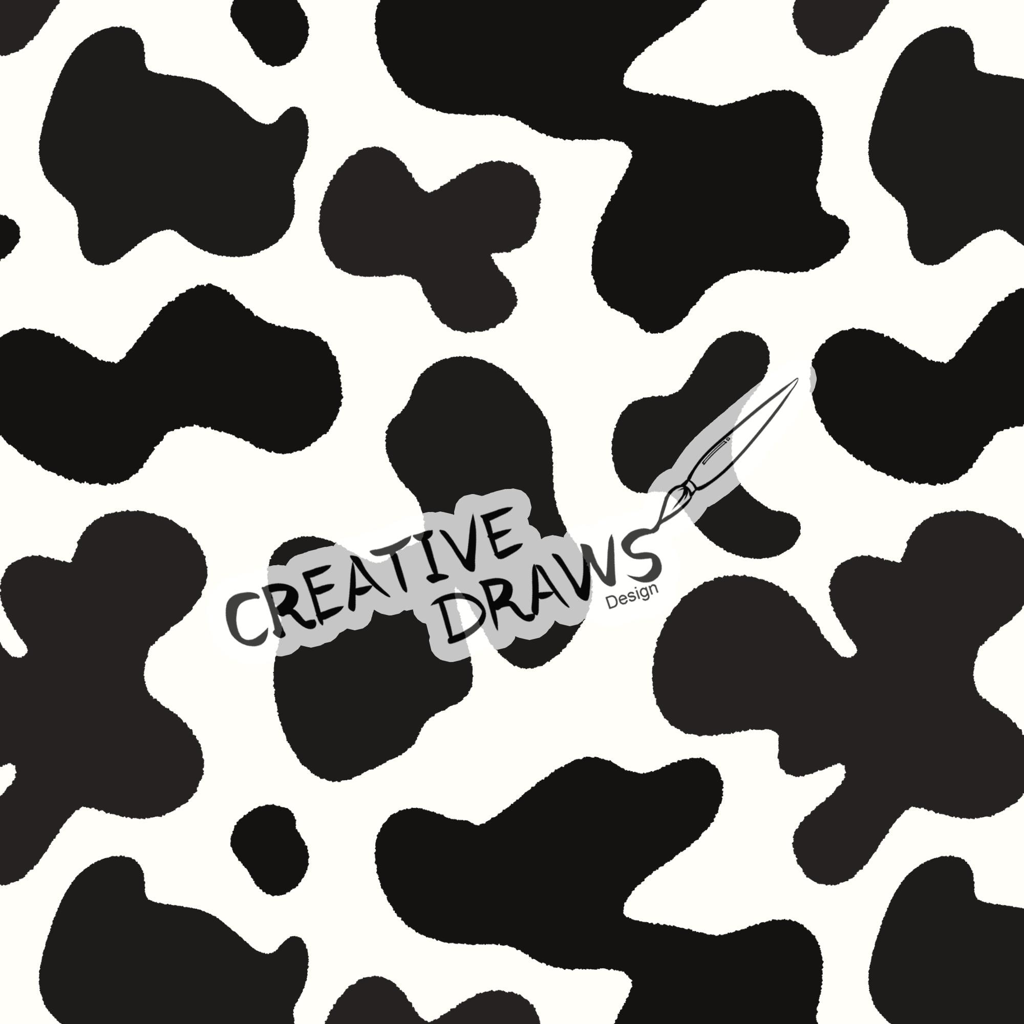 Cow Print Seamless Pattern, Seamless File Digital Download - Etsy