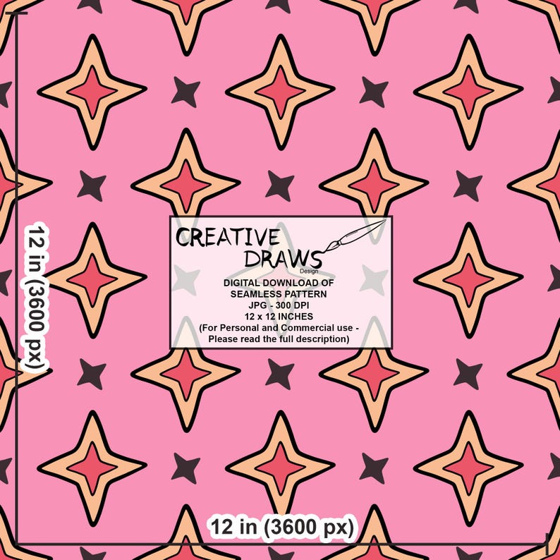 Retro Kirsche Patchwork Nahtlose Muster Pack, Groovy Wiederholung Digitales Papier Bild 10