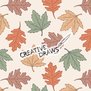 Herbst Boho Blätter Musterdesign, wiederholen Sie digitale Papiermuster für den persönlichen und kommerziellen Gebrauch