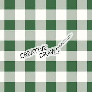 Jungle Green Plaid Seamless Pattern, Digital Repeat Pattern for Personal and Commercial use