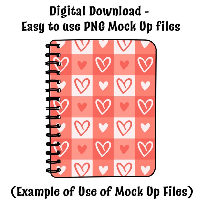 Spiral Notebook Mockup, PNG Overlay File Digital Download - Etsy Australia