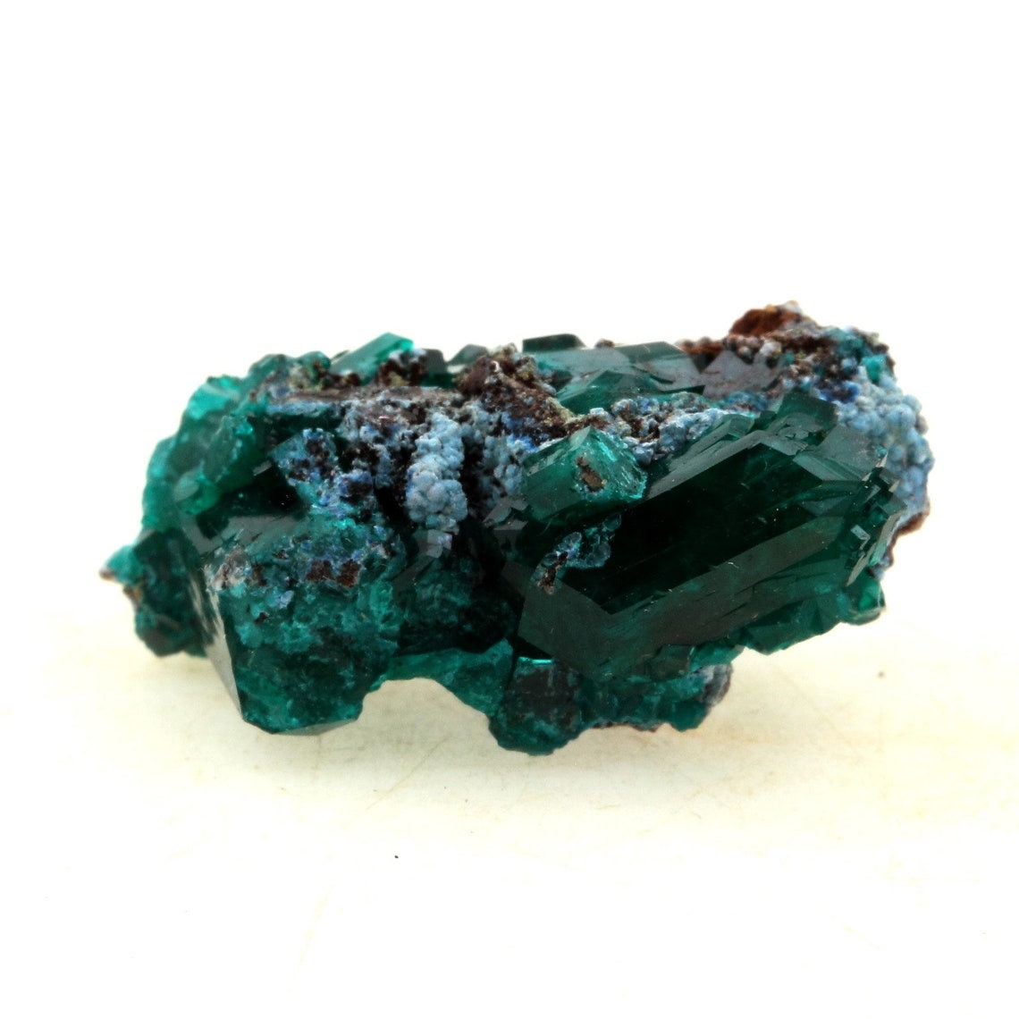 Collection Abijoux Dioptase. 28.0 Carats. Pimbi Hill, Mindouli, Congo