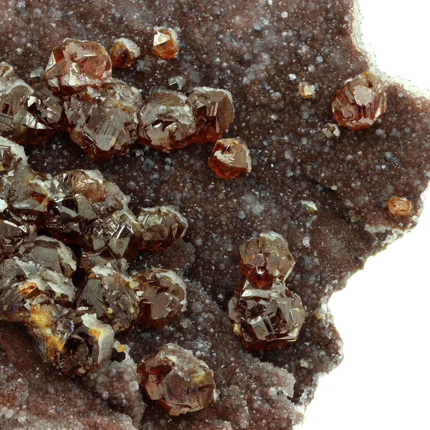 中国産 スファレライト/クォーツ スファレライト+クォーツ。 2740.0カラット。中国湖南省水口山鉱区産