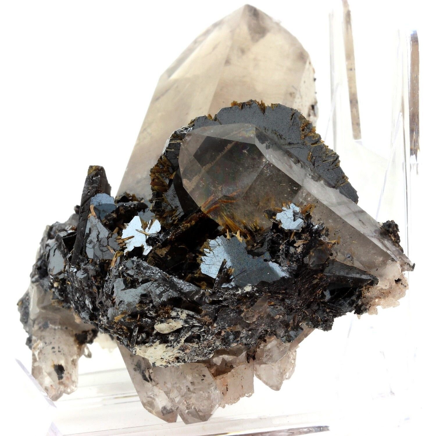 Collection Abijoux Quartz, Hematite, Rutile. 2900.5 Carats. Rio Do Pires, Bahia, Brésil