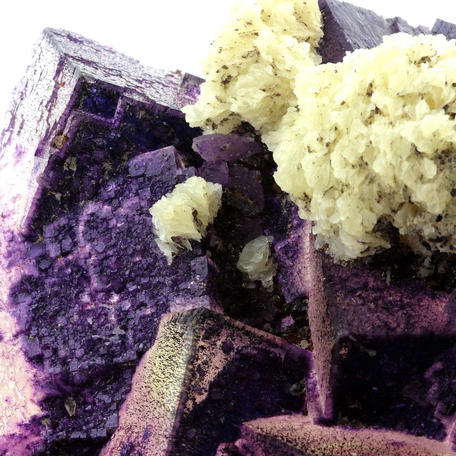 Collection Abijoux Fluorite + Sphalerite Baryte. 8642.5 Carats. en Provenance de Elmwood Mine, Carth