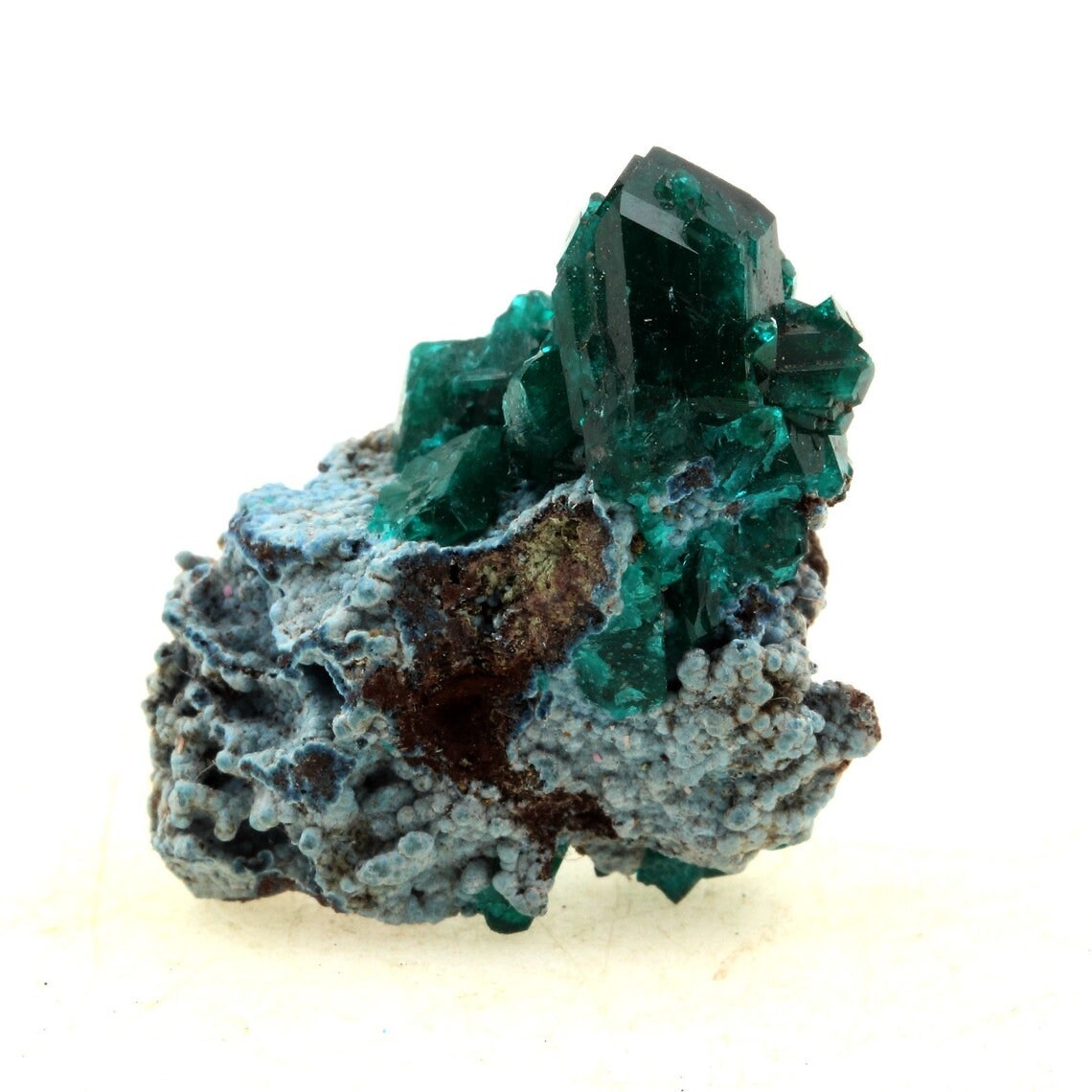 Collection Abijoux Dioptase. 52.0 Carats. Pimbi Hill, Mindouli, Congo