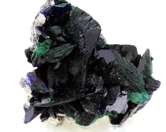 Stones, minerals Azurite + Malachite. 504.0 carats. Coming from Milpillas Mine, Cuitaca, Mun. from Santa Cruz, Sonora, Mexico