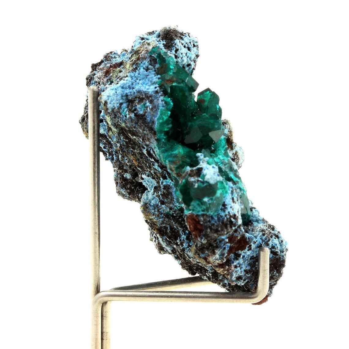 Collection Abijoux Dioptase. 81.0 Carats. Pimbi Hill, Mindouli, Congo