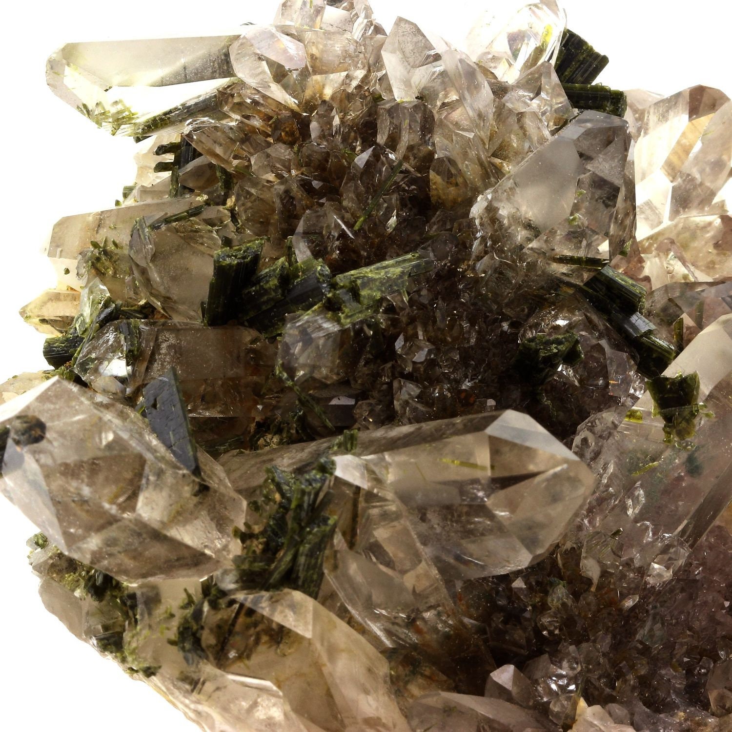 Collection Abijoux Quartz + Epidote. 4554.0 Carats. en Provenance de Caetité, Bahia, Brésil
