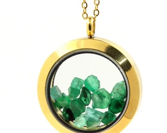 Pendentif Cœur Saphir Et Rubis Brut - Pierre Naturelle, Chaîne Originale, Neuf Avec étiquettes