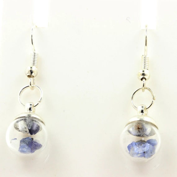 Benitoite earrings best sale
