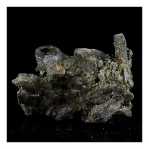 Stones, minerals Quartz + Epidote (1992) from Aiguilles de l&#39;Argentière, Savoie, Auvergne-Rhône-Alpes, France