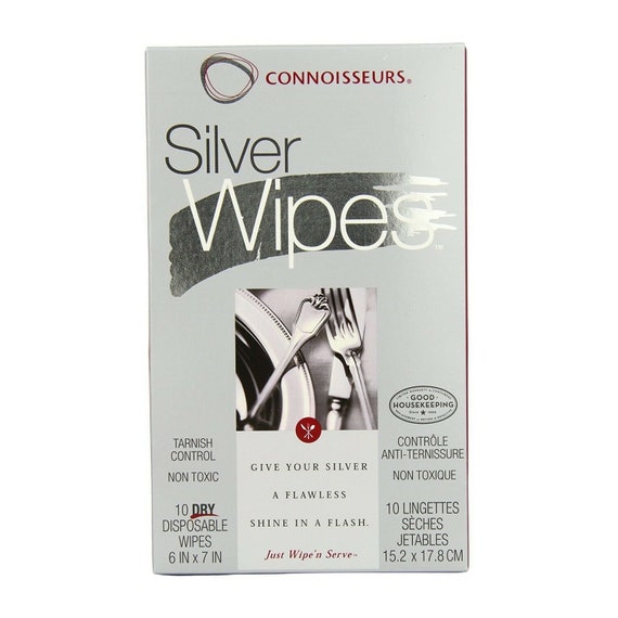 Connoisseurs Silver Cleaning Wipe. 10 Wipes 
