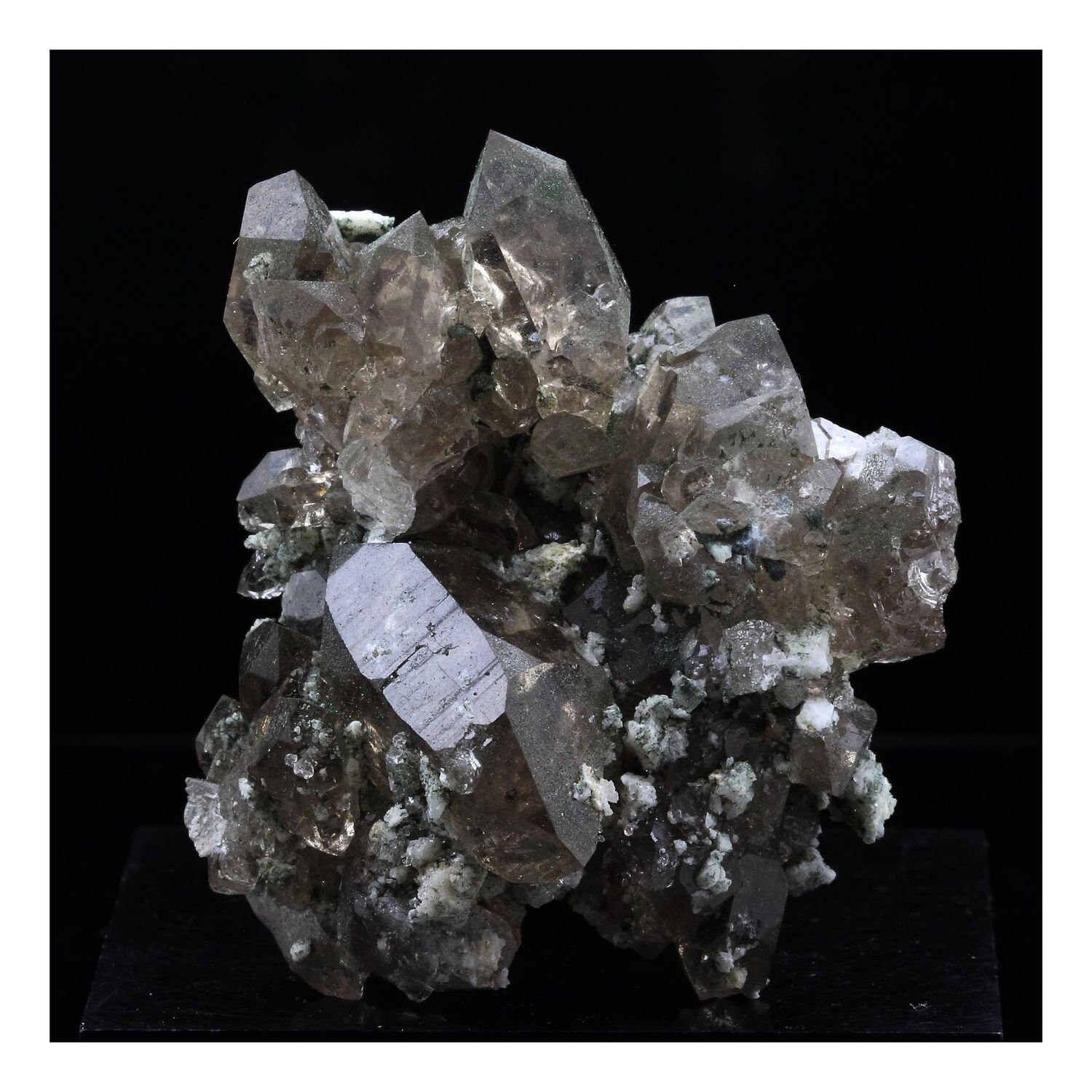 Collection Abijoux Quartz Fumé en Provenance de L'aiguille Leschaux, Massif Du Mont-Blanc, Haute-Sav