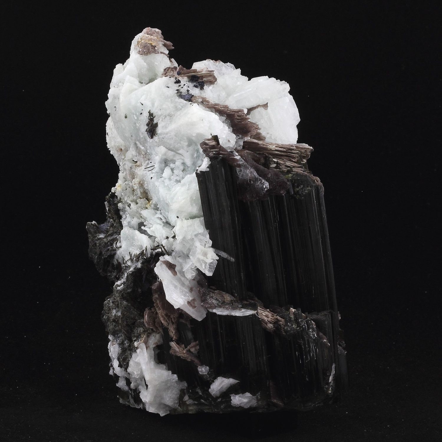 Collection Abijoux Cleavelandite + Tourmaline Lepidolite en Provenance de Pederneira Mine, São José