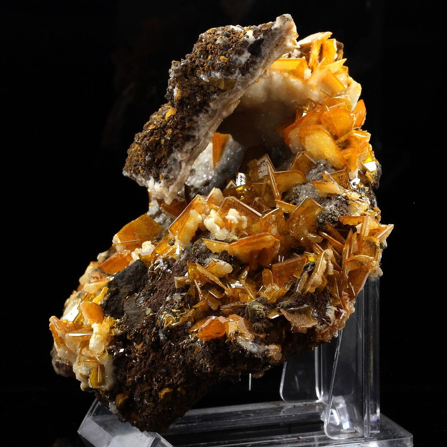 Collection Abijoux Wulfenite. 2550.5 Carats. en Provenance de Los Lamentos Mts | Sierra Lamentos, Mu