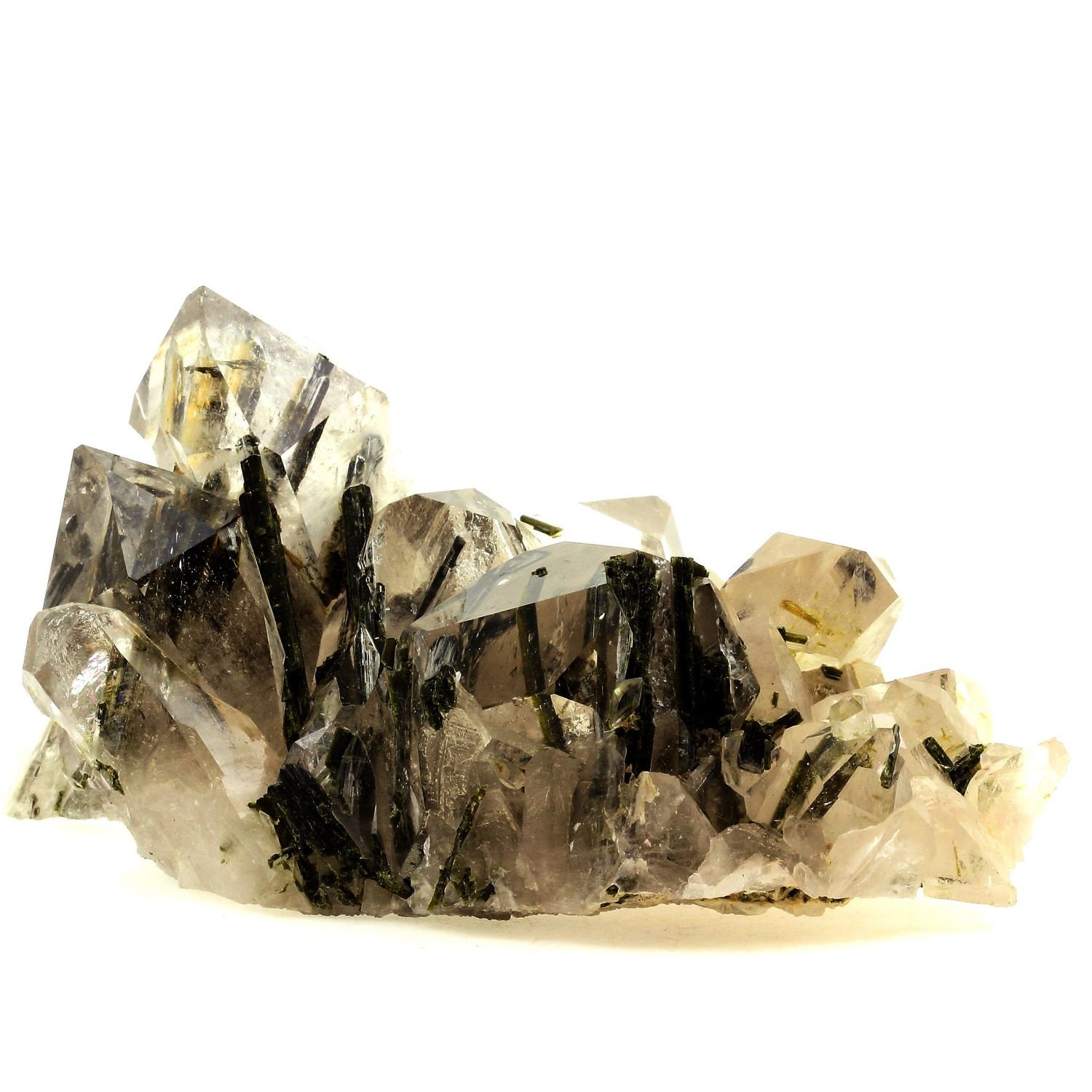 Collection Abijoux Quartz + Epidote. 4000.0 Carats. en Provenance de Caetité, Bahia, Brésil.