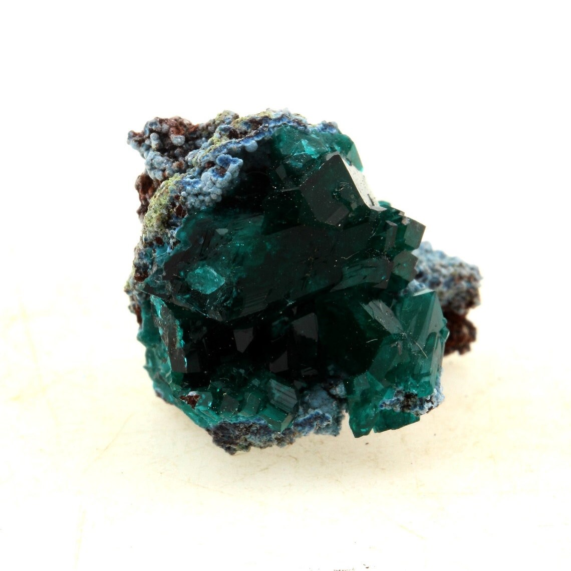 Collection Abijoux Dioptase. 26.0 Carats. Pimbi Hill, Mindouli, Congo