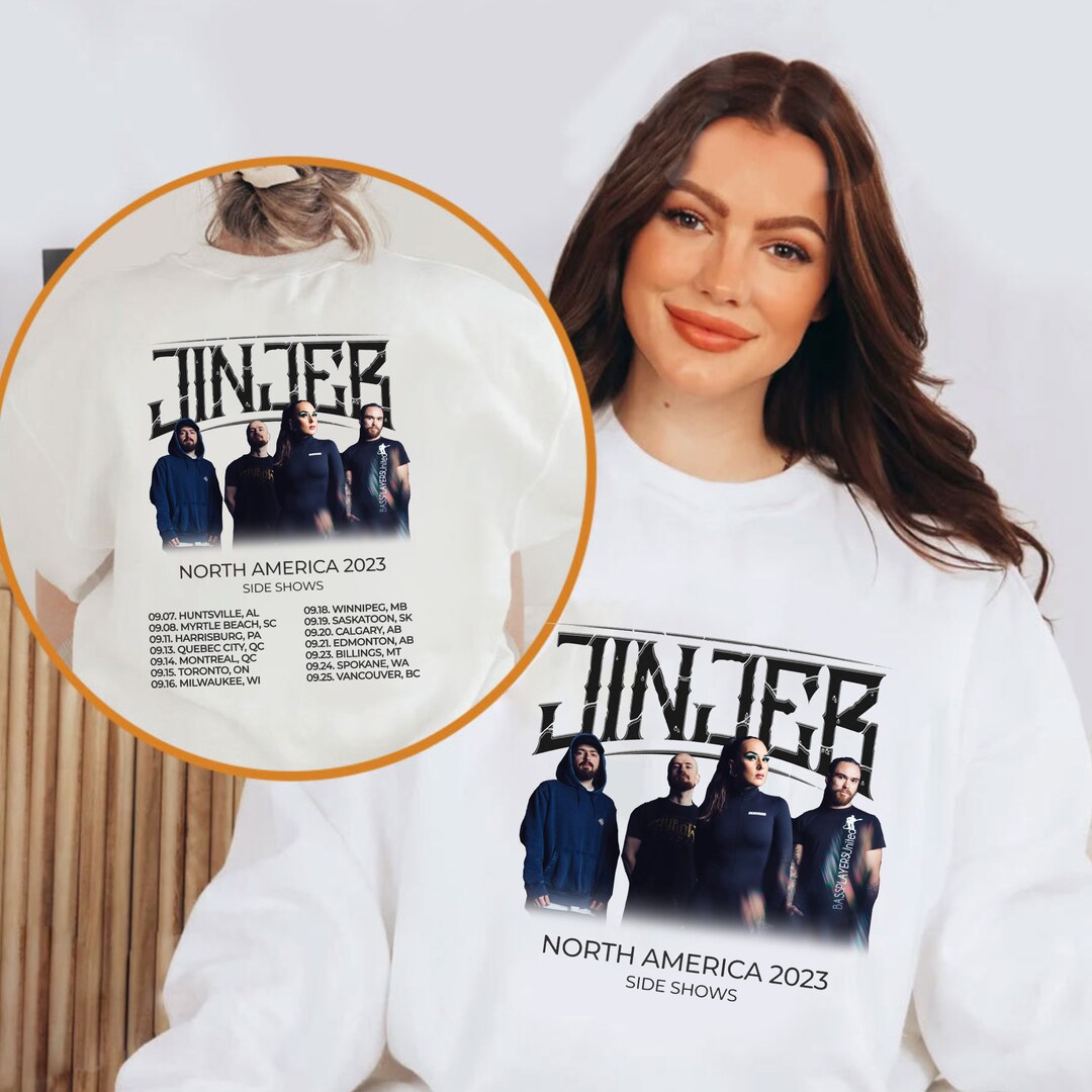 Jinjer North America 2023 Tour Png Jinjer Tour Png Jinjer Etsy