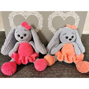 Handmade rabbit toys for girls