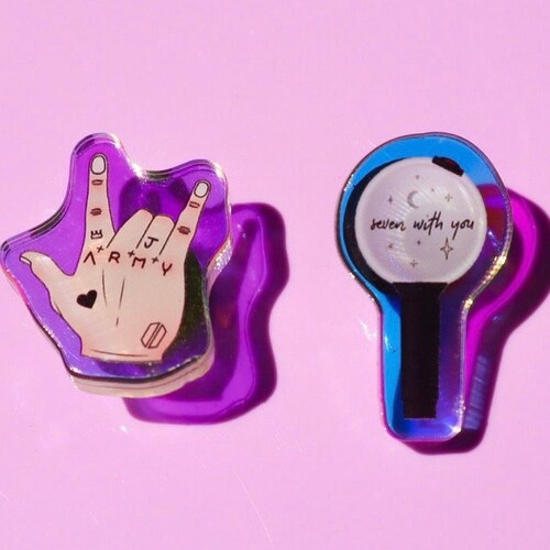 BTS Shoe Charms Crocs Cute Kpop Set Etsy