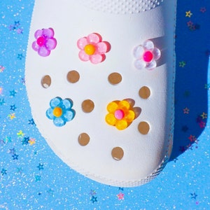 Jelly Flower Shoe Charms