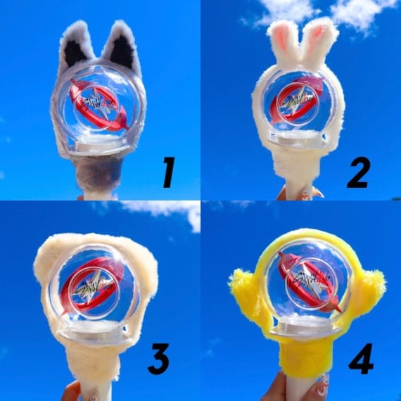 SKZ Nachimbong Ver 1 and 2 Light Stick Covers Decor Ribbon