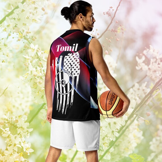 Yap-Tomil Unisex Basketball Jersey