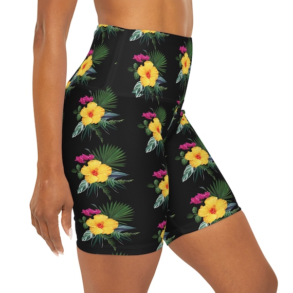 High Waisted Yoga Shorts Biker Short