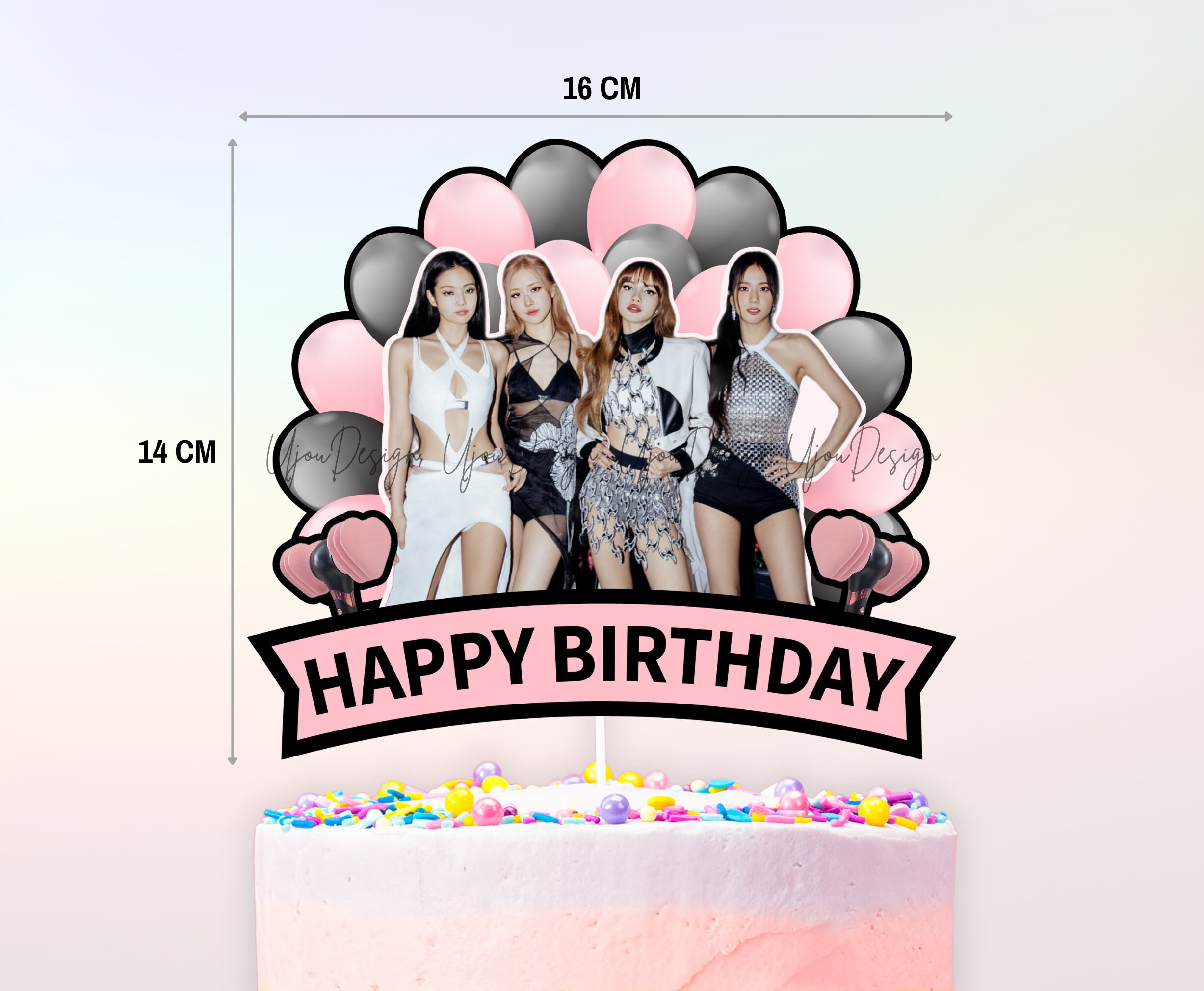 BLACKPINK Cake Topper, Blackpink Centerpiece, Blackpink Party Decor ...