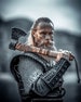 RAGNAR VIKING AXE Forged Camping Axe with Rose Wood Shaft, Viking Bearded Nordic, Best Gift For Him 