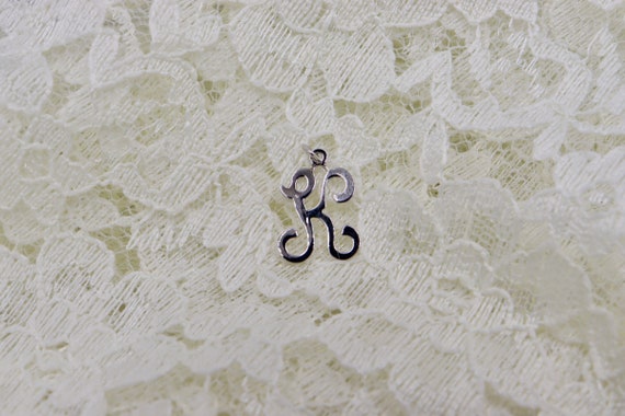 Sterling Silver 'K' Initial Charm - image 4