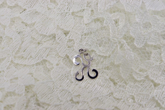 Sterling Silver 'K' Initial Charm - image 3