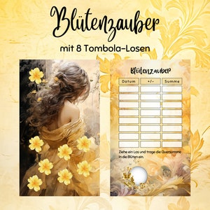 Golden Dreams as a set or individual challenges 4 different savings challenges Print with 300g paper suitable for A6 zipper bags image 3