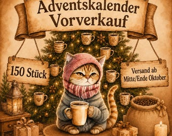 Adventskalender Vorverkauf 2026 || 24 prall gefüllte Türchen || Sparspiele, Sparchallenges, Klappkarten, Memory und vieles mehr