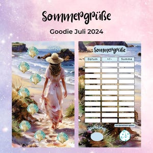 Sommergrüße || Sparchallenge zum Würfeln || Goodie aus Juli 2024