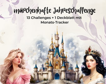 Märchenhafte Jahreschallenge ||  Print mit 300g Papier - passend für A6 Zippertaschen