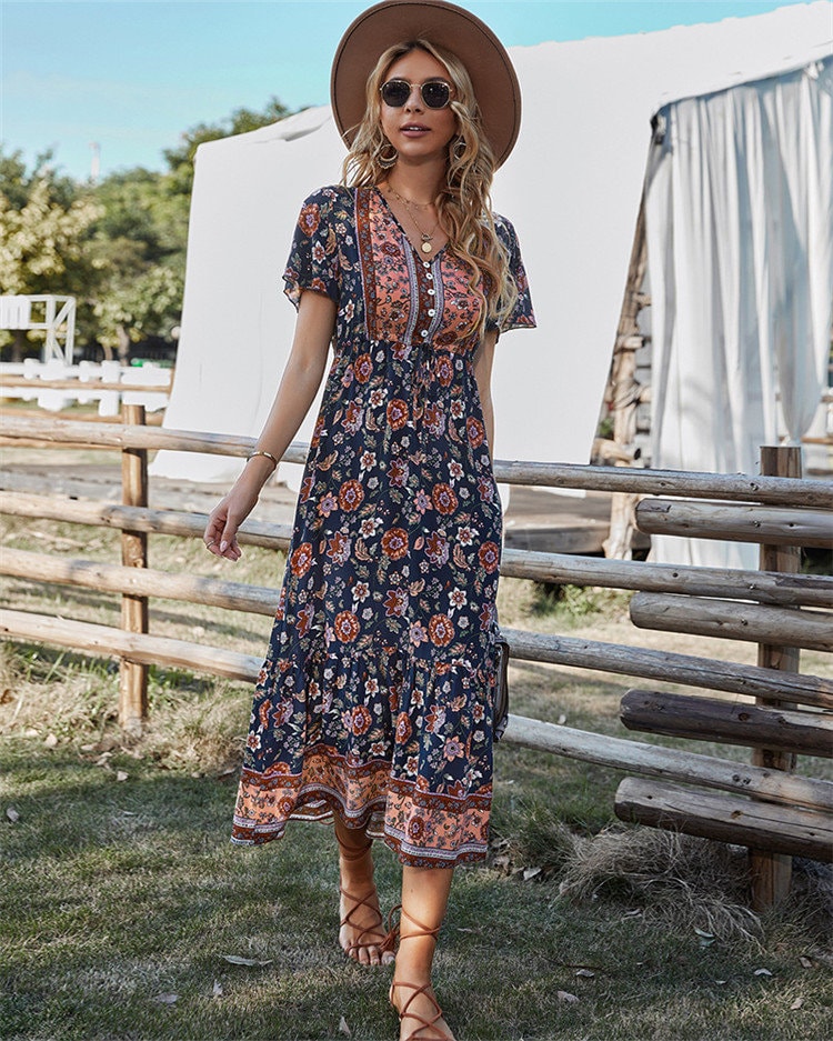 bohemian birthday dress