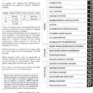 Honda NT 650 1988 1991 Service Manual 244 pages