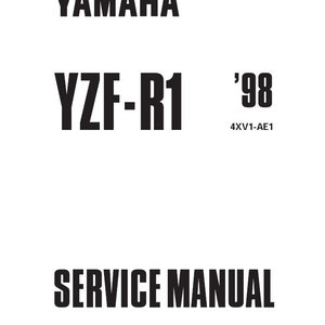 Yamaha YZF-R1-98 Service Manual 418 pages