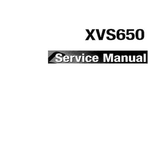 Yamaha XVS650 Service Manual 360 pages