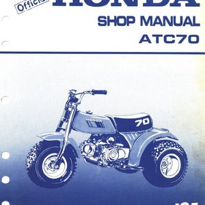 Manuale di servizio Honda ATC70 184 pagine