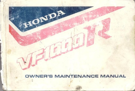 HONDA VF1000R サービスマニュアル SHOP MANUAL 1984 Honda VF1000F