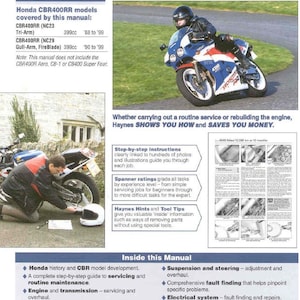 Honda CBR 400 Service Manual 257 pages