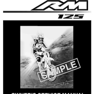 Suzuki RM 125 Service Manual 233 pages