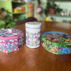 Vintage Tin Canisters