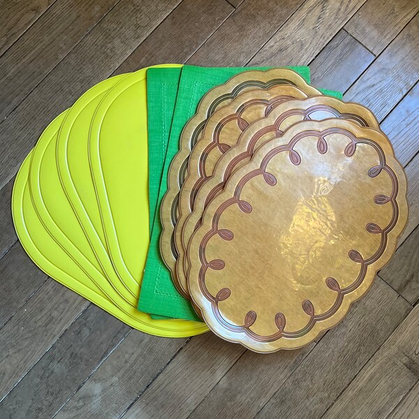 Vinyl Placemats Etsy